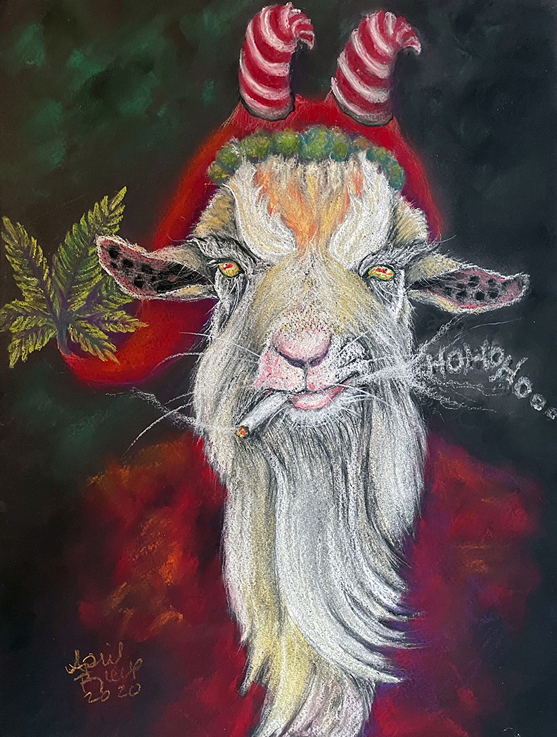 Santa Goat