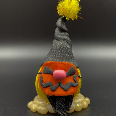 Halloween Pumpkin Masked Gnome